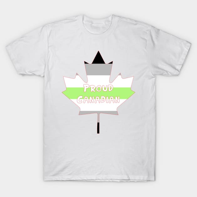 Proud Canadian (Agender) T-Shirt by EmceeFrodis